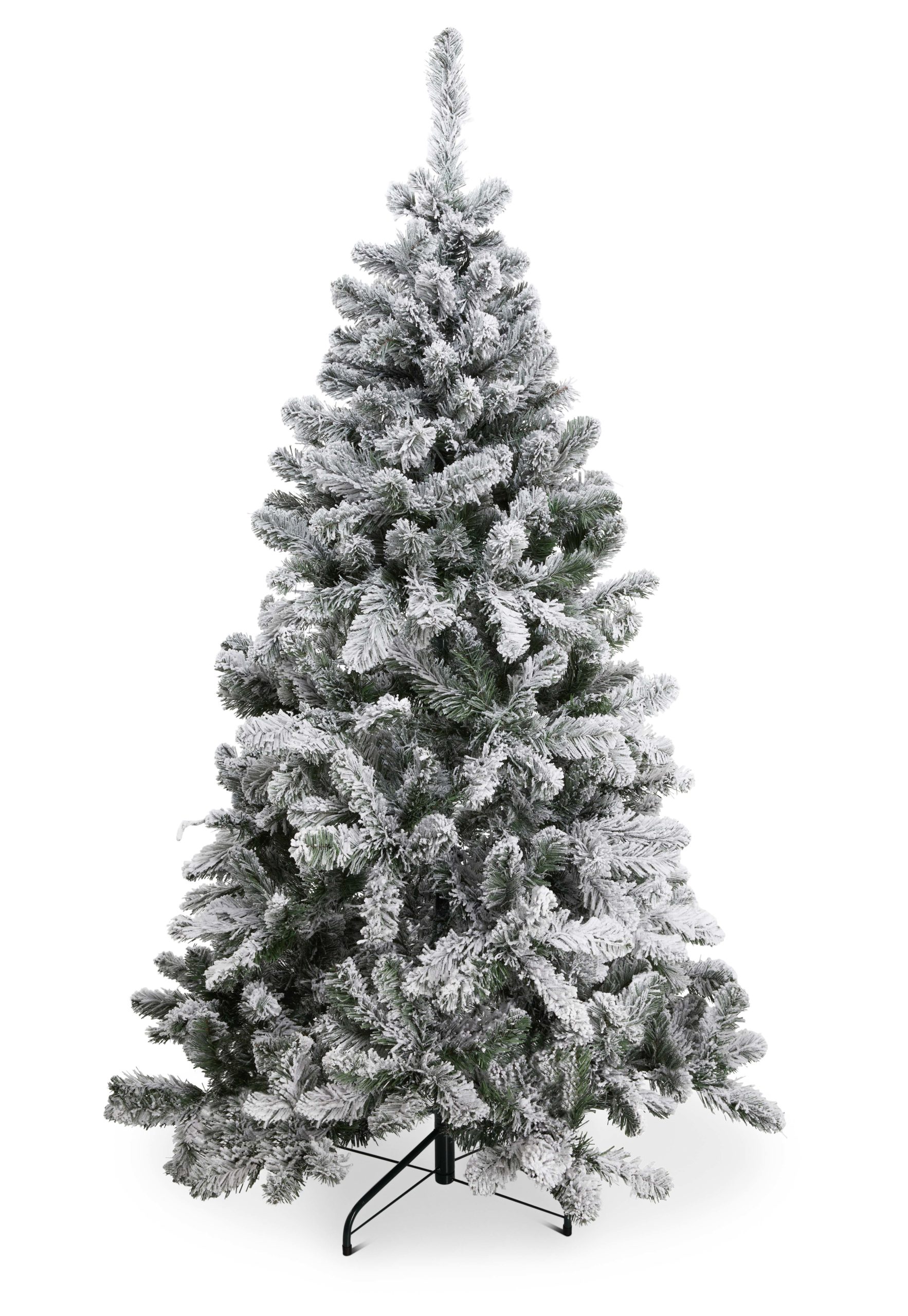 nabootsen geboorte Vooraf Kunst boom met sneeuw flock - KJ Kunstkerstbomen