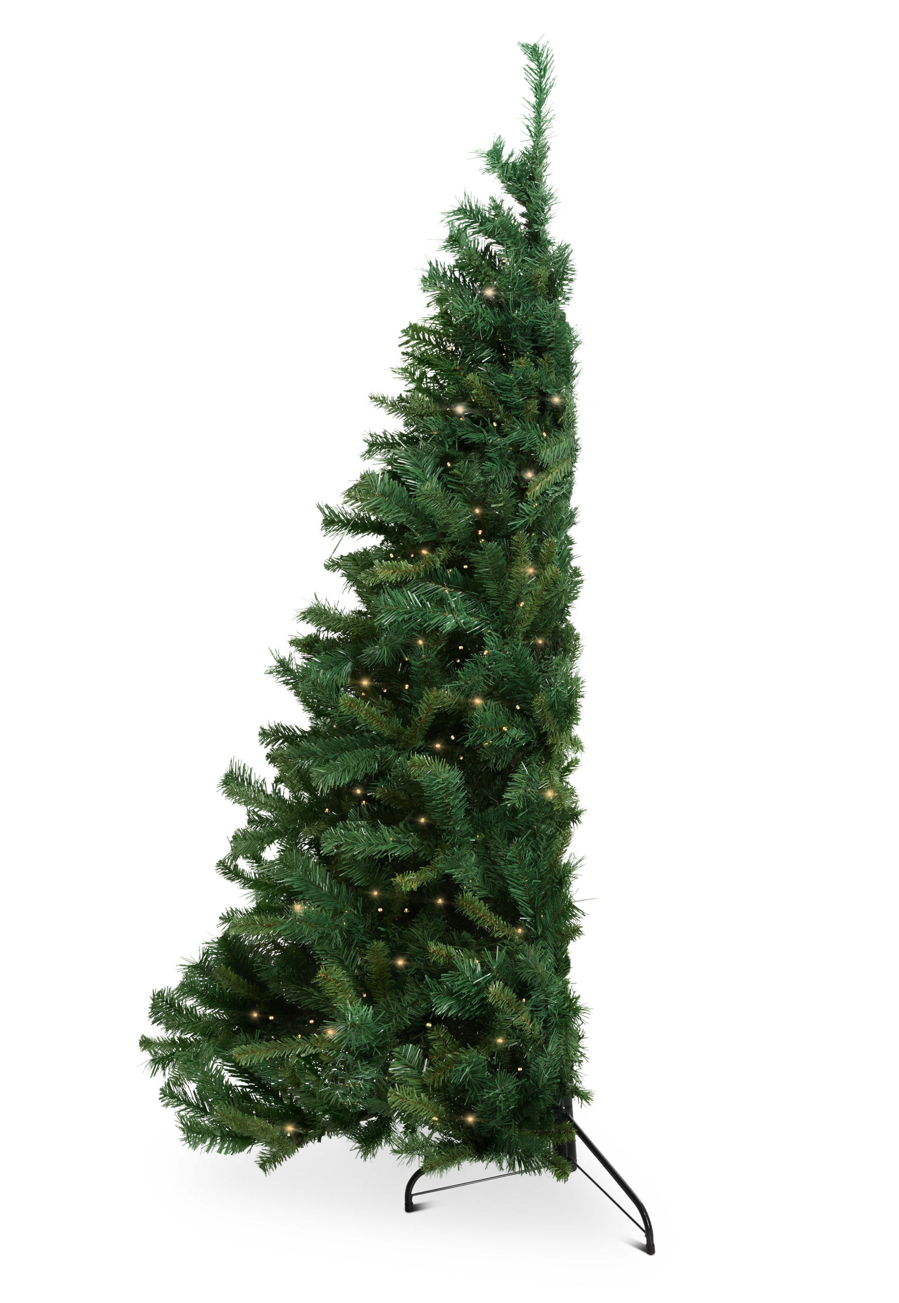 Variant Onleesbaar Marine Gelena halve kerstboom met verlichting - KJ Kunstkerstbomen